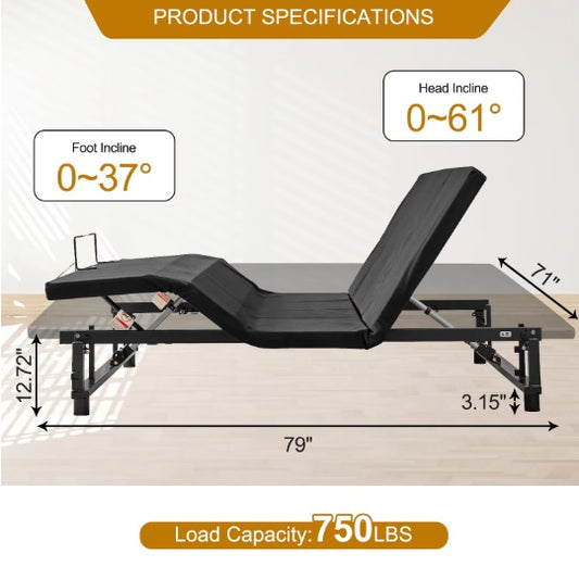 Viva Smart Living Collection: Adjustable Bed Base Frame