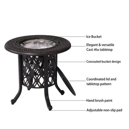 Viva Éclat Collection: The Éclat Frost Patina Ice Bucket Ensemble