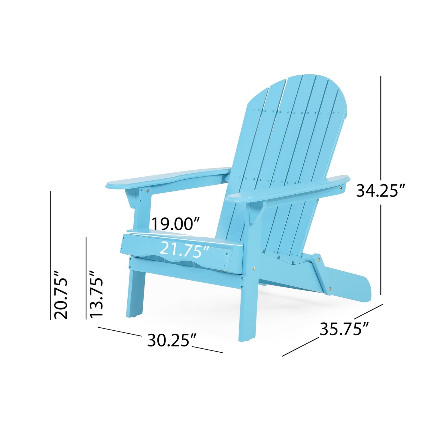 Viva Paradiso Acacia Adirondack Chair