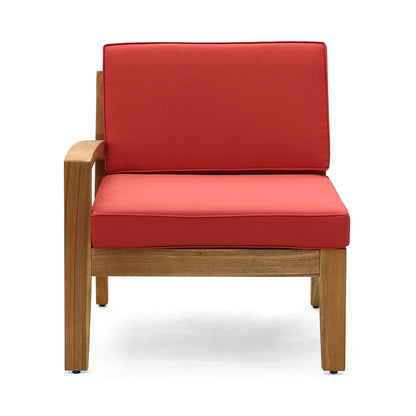Grenada Red L-Shape Outdoor Sectional | Viva Solara