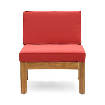 Grenada Red L-Shape Outdoor Sectional | Viva Solara