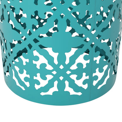 Viva Castana Collection: Viva Castana Teal Mosaic Side Table