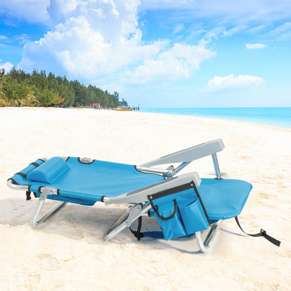 Blue Folding Beach Chair | Viva Marisol