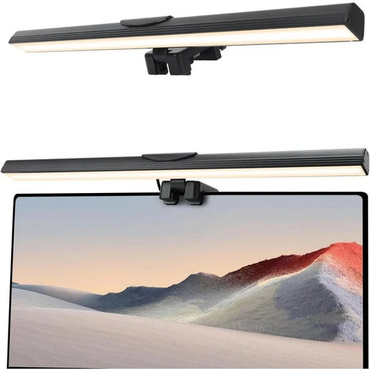 Ultra-Slim USB Powered Monitor Light Bar – 25 Lighting Modes | Eye-Caring Desk Lamp