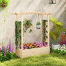 Viva Atelier Gaia Elevated Garden Planter with Trellis & Canopy