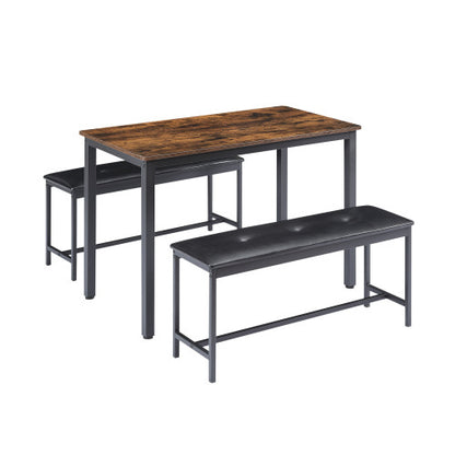 Viva Atelier Collection: Viva Atelier Ironwood Industrial Dining Set