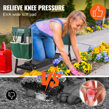 Green Folding Garden Kneeler & Seat | Viva