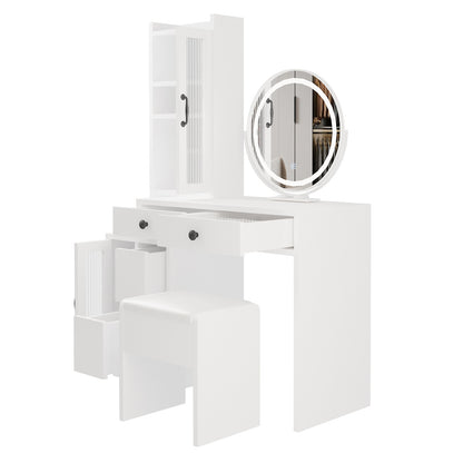 Viva Elite Elegant Four-Drawer Vanity Set – The Future of Sophisticated Beauty Organization