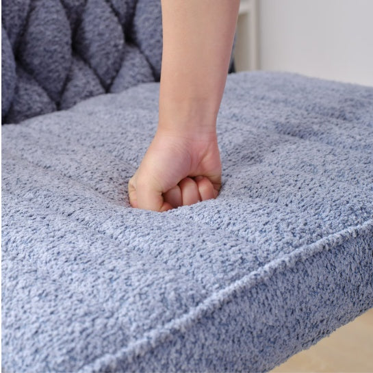 Viva Épure Armless Blue Desk Chair