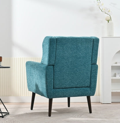 Teal Upholstered Armchair | Viva Cozy Luxe