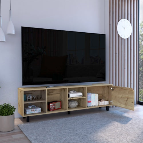 Viva Hearth Collection: The Conquest Light Oak Media Console