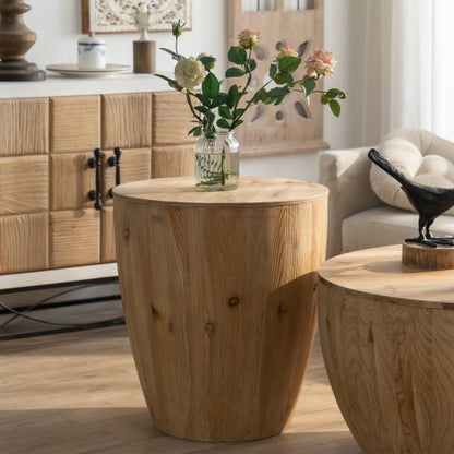 Viva Vanity Bucket-Shaped Coffee Table Set