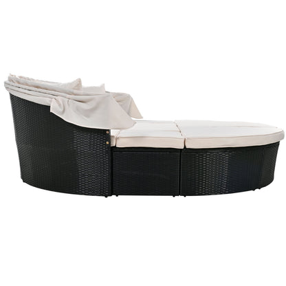 Viva Solara Collection: The Solara Circular Daybed with Retractable Canopy