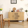 Viva Solara Natural Rattan Three-Door Mesh Cabinet