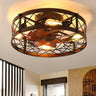 Viva Elite Farmhouse Cage Ceiling Fan with Light - 20