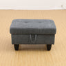 Viva Elite Fumo Dark Grey Flannel Sofa & Ottoman - The Future of Modular Living
