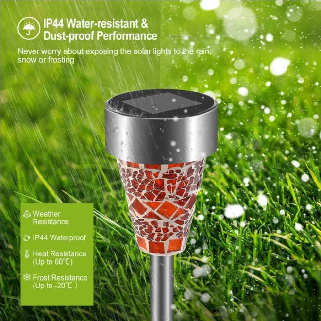 Solar Outdoor Landscape Lights - Courtyard Set (6-Pack)