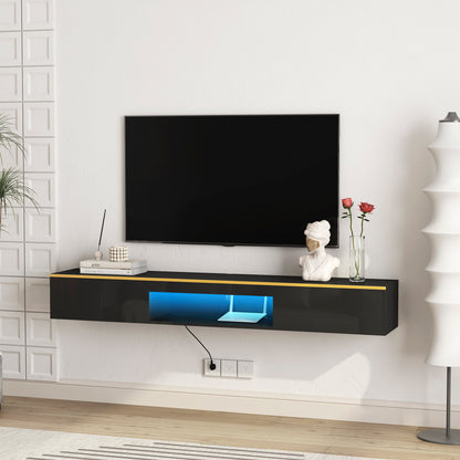 Viva Elite Nebula Floating LED TV Stand – The Future of Ambient Entertainment Architecture