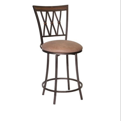 Dark Brown Swivel Counter Stool | Viva Sedona