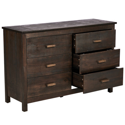 Viva Solstice Brown MDF Six-Drawer Chest