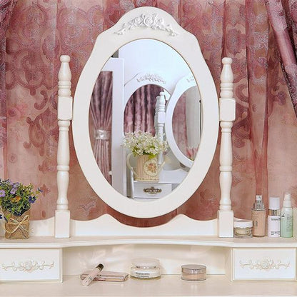 Viva Elite Four-Drawer Dressing Table Set – The Future of Luxurious Beauty Organization