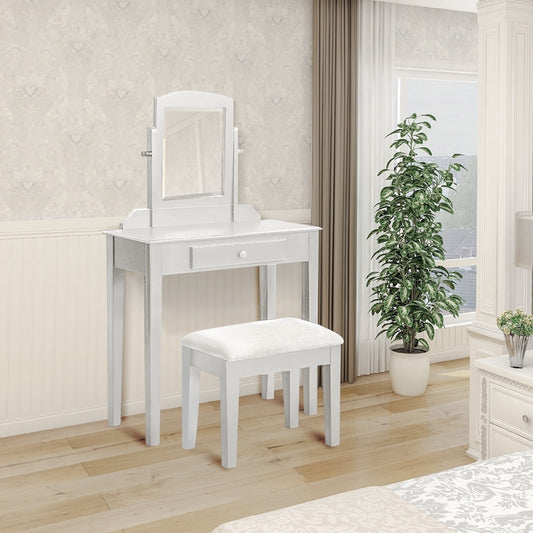 Viva Elite Elegant Professional Vanity Set with Cushioned Stool - The Future of Career Confidence