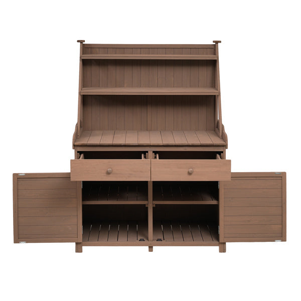 he Ultimate 65-Inch Cedar Garden Workbench with Storage - A Gardener’s Dream!