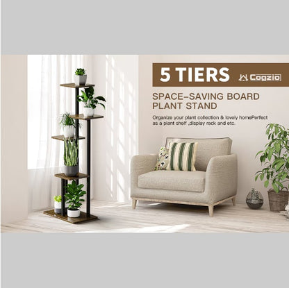 Black 5-Tier Indoor Plant Stand | Viva Essentials