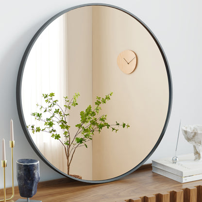round wall mirror black & gold 20 24 & 30 for bathrooms view 2