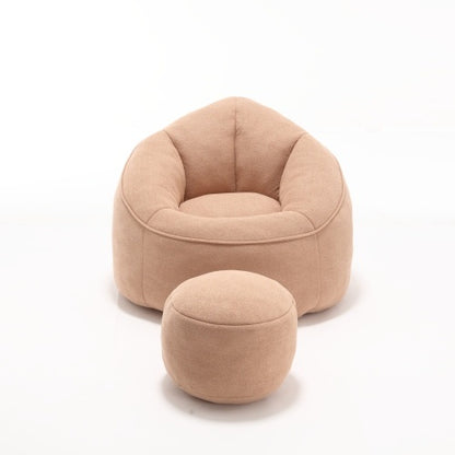 Viva Smart Living Collection: Memory Foam Bean Bag Chair & Ottoman