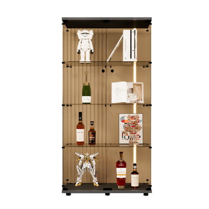Viva Atelier Collection: Viva Atelier Aurora Tawny Glass Display Cabinet