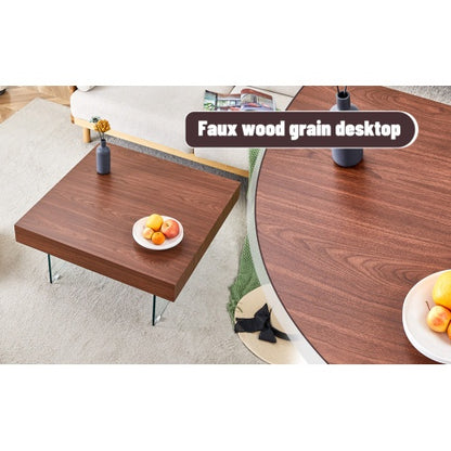 Viva Elite Walnut Marcel Coffee Table – The Future of Minimalist Luxury