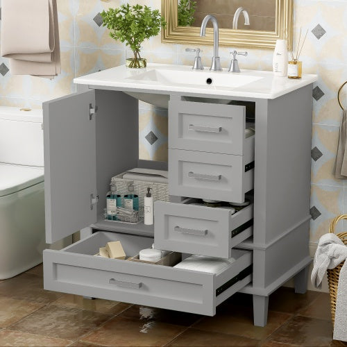 Viva Serene 30" Bathroom Vanity – Effortless Elegance Meets Smart Storage