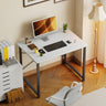 Computer Desk For Home Office, Modern Study Work Table Simple Style For Bedroom, Writing Desks With X-Shaped Reinforcement
