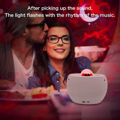 Viva Elite Celestial Moon Lamp - Galaxy Projector with Bluetooth & Aurora Display