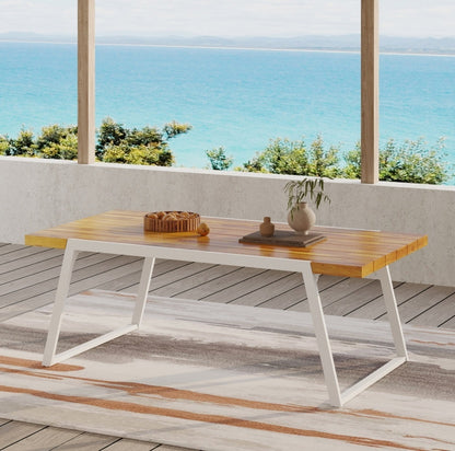 Viva Elite Gaylor Acacia Dining Table – The Future of Urban Dining Sophistication