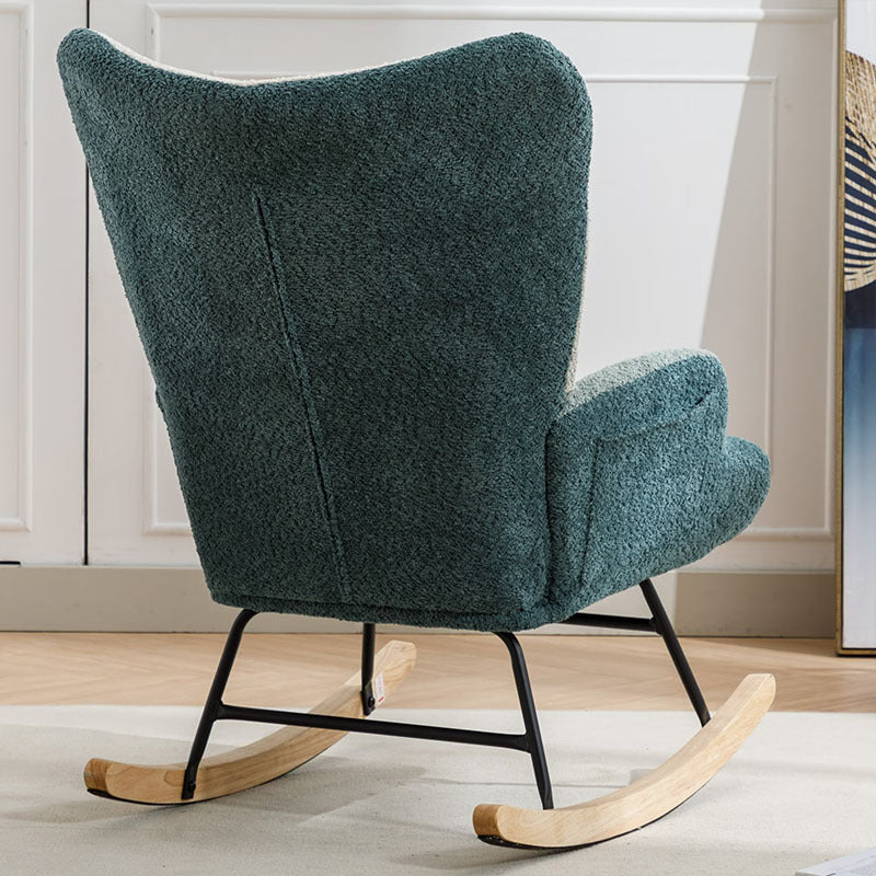Viva Kaleido Mid-Century Modern Patchwork Accent Chair