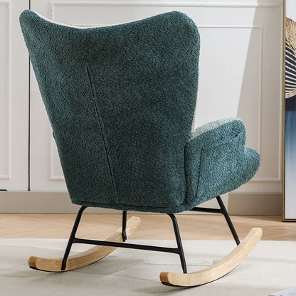 Viva Kaleido Mid-Century Modern Patchwork Accent Chair