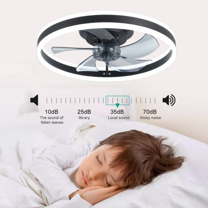 Modern Ceiling Fan with Dimmable LED Lights & Remote Control – Smart, Stylish, and Energy-Efficient