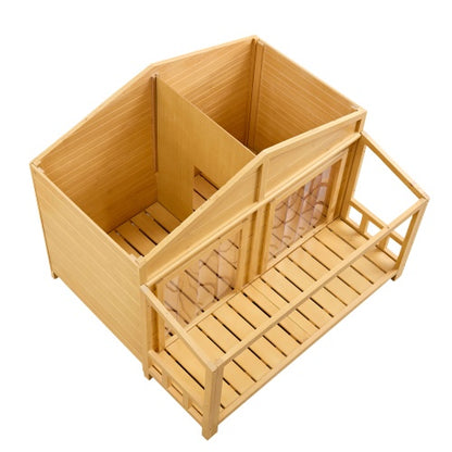 Viva Sylvan Lodge Collection: Viva Sylvan Lodge Raised Dog Kennel