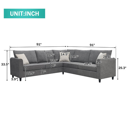 Viva Avalon L-Shape Sectional Sofa