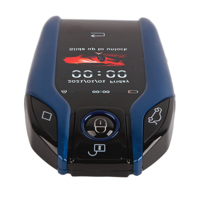 smart car key remote in a modern home setting