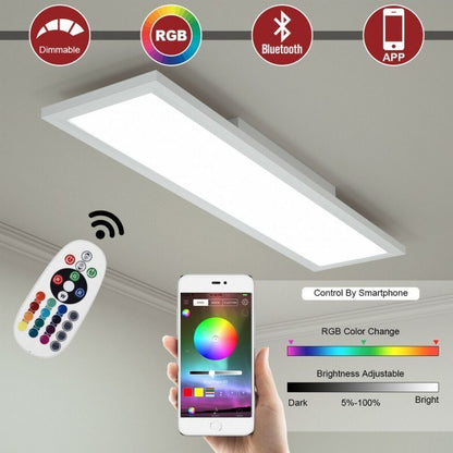 Viva Elite 18W RGB LED Ceiling Light - Smart Color-Changing with Remote Control