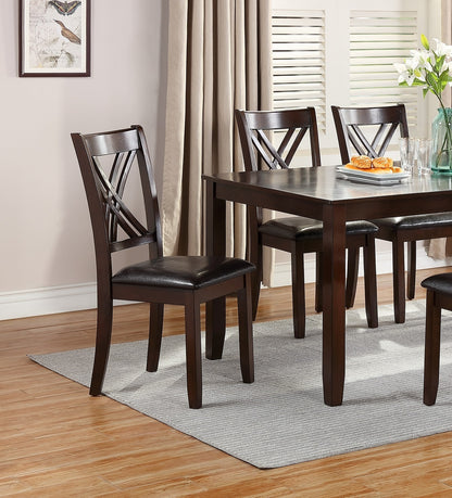 Viva Smart Living Collection: 7‑Piece Espresso Dining Set