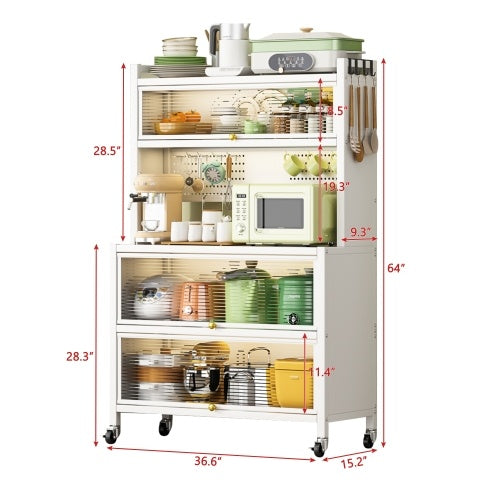 Viva Atelier Forge Industrial Metal Storage Shelves