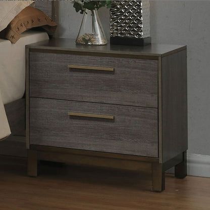 Viva Elite Contemporary Two-Tone Nightstand - The Future of Sophisticated Contrast