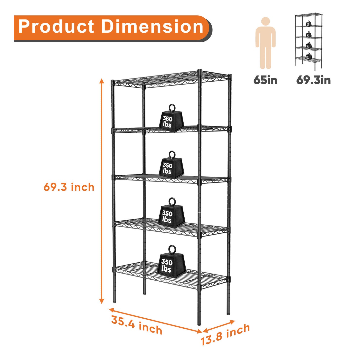 Viva Smart Adjustable Metal Wire Rack