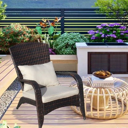 Luxury Outdoor Patio Chair with Cushions – Elegant & Comfortable Seating for Your Outdoor Oasis