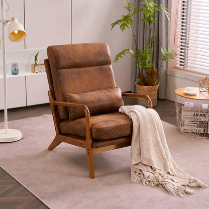 Viva Solano Oak-Armrest Lounge Chair