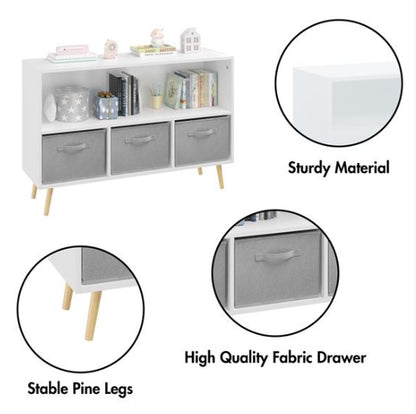 Viva Smart Living Collection: Kid’s Bookcase & Fabric Drawer Storage